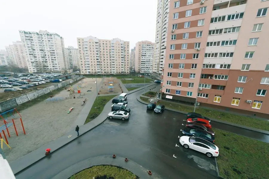 קייב Двухкомнатная Квартира В Районе М Харьковское Позняки דירה